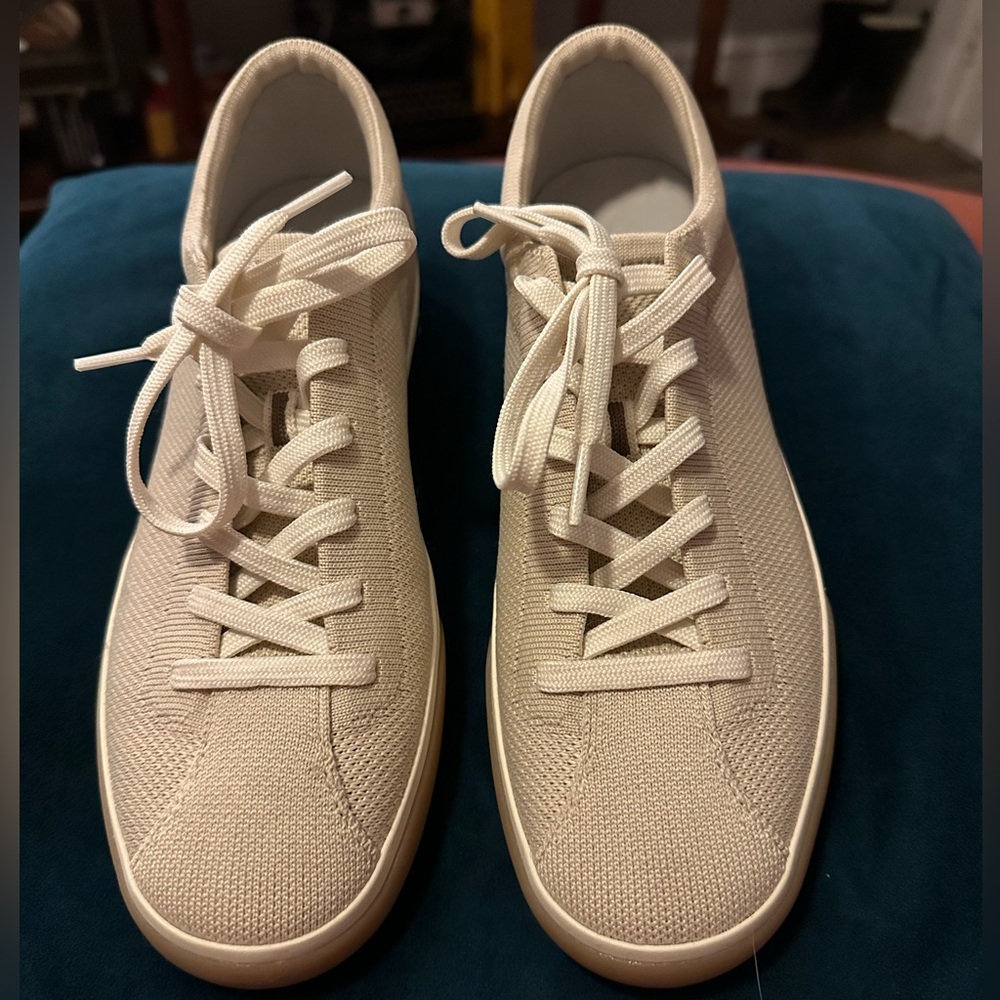 Rothy’s sneakers cream/brown size 9.5